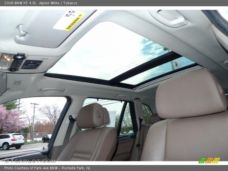 Alpine White / Tobacco 2008 BMW X5 4.8i