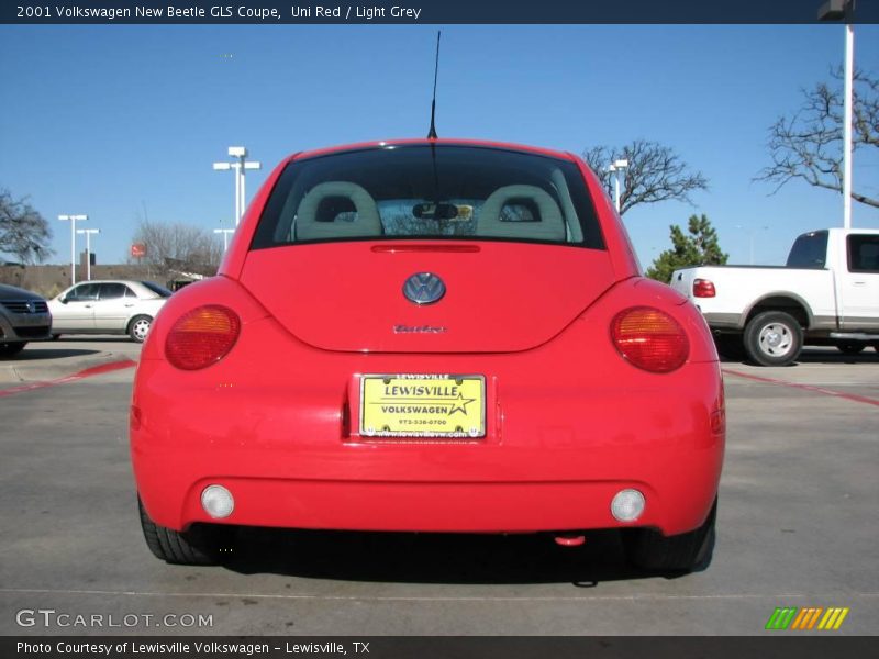 Uni Red / Light Grey 2001 Volkswagen New Beetle GLS Coupe