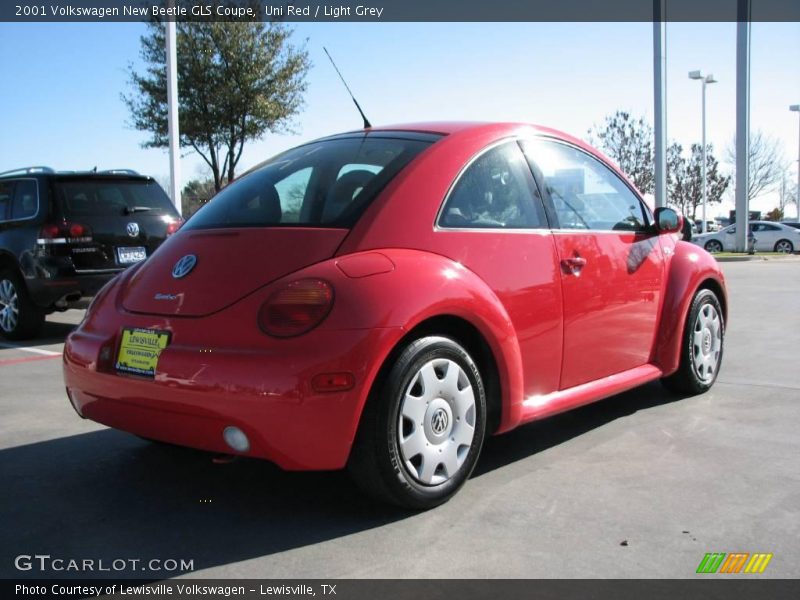 Uni Red / Light Grey 2001 Volkswagen New Beetle GLS Coupe