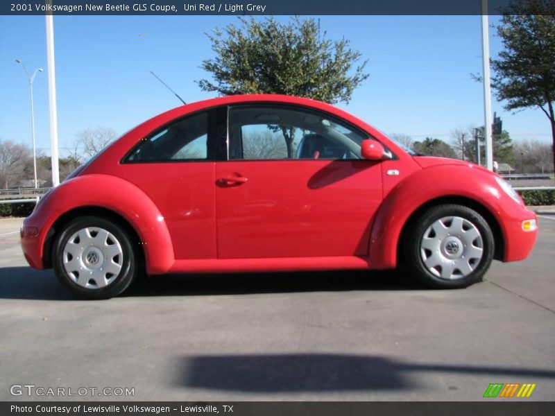 Uni Red / Light Grey 2001 Volkswagen New Beetle GLS Coupe