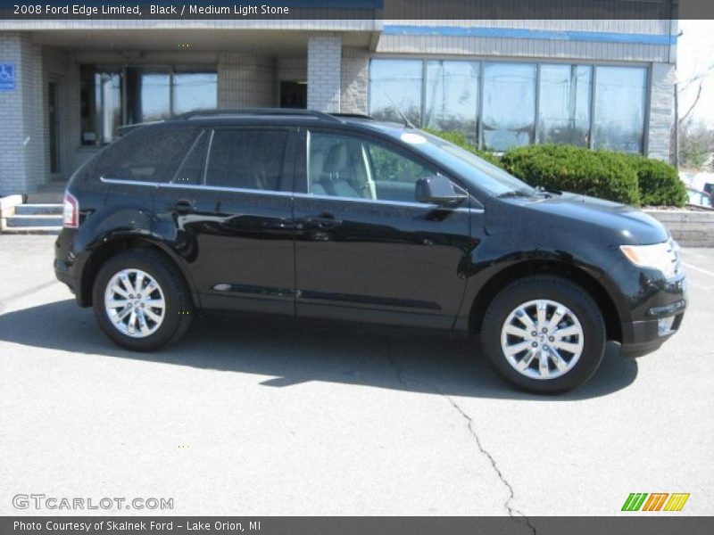 Black / Medium Light Stone 2008 Ford Edge Limited
