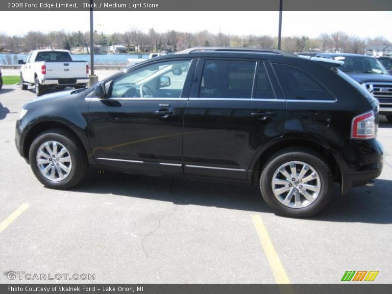 Black / Medium Light Stone 2008 Ford Edge Limited