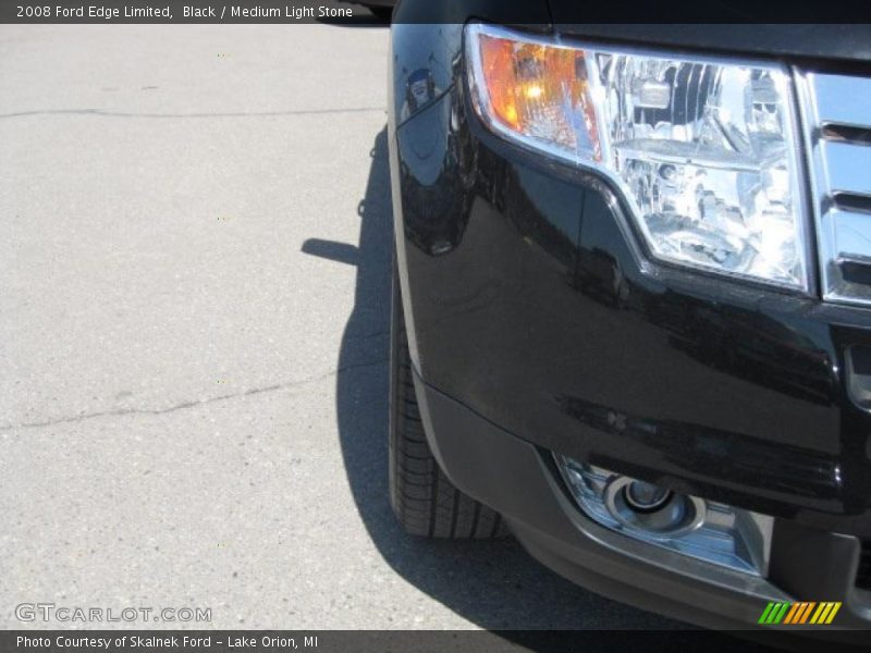 Black / Medium Light Stone 2008 Ford Edge Limited