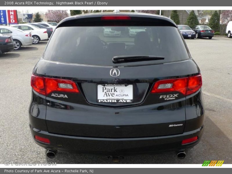 Nighthawk Black Pearl / Ebony 2008 Acura RDX Technology