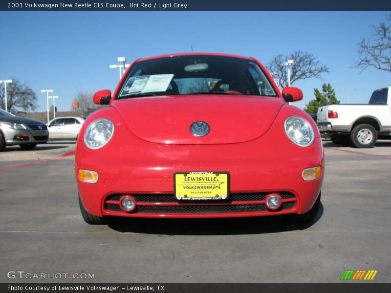 Uni Red / Light Grey 2001 Volkswagen New Beetle GLS Coupe