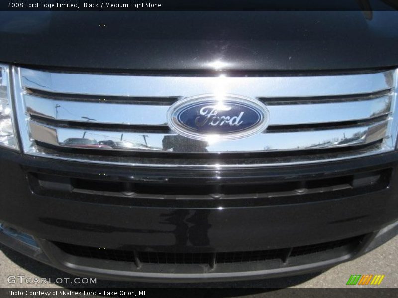 Black / Medium Light Stone 2008 Ford Edge Limited