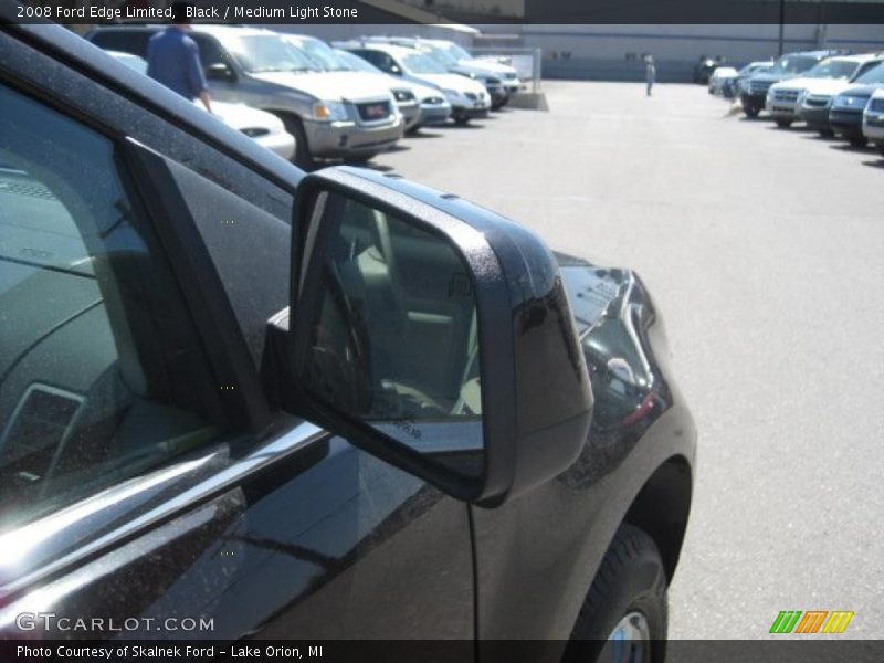 Black / Medium Light Stone 2008 Ford Edge Limited