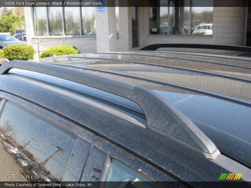 Black / Medium Light Stone 2008 Ford Edge Limited