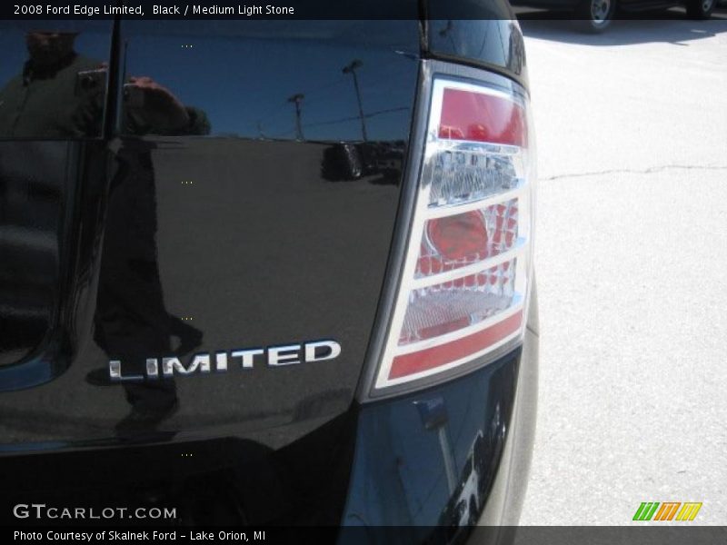 Black / Medium Light Stone 2008 Ford Edge Limited