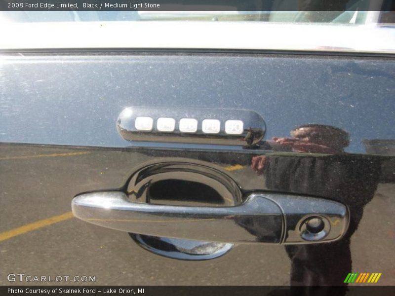 Black / Medium Light Stone 2008 Ford Edge Limited