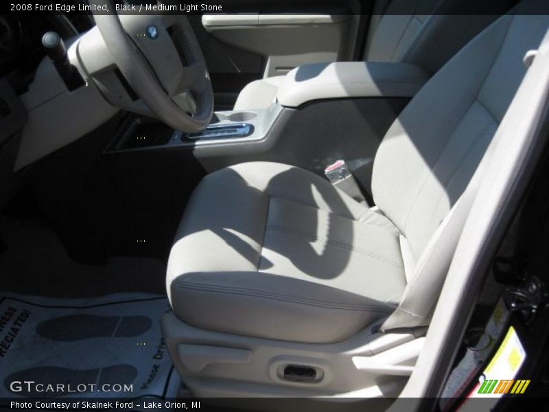 Black / Medium Light Stone 2008 Ford Edge Limited