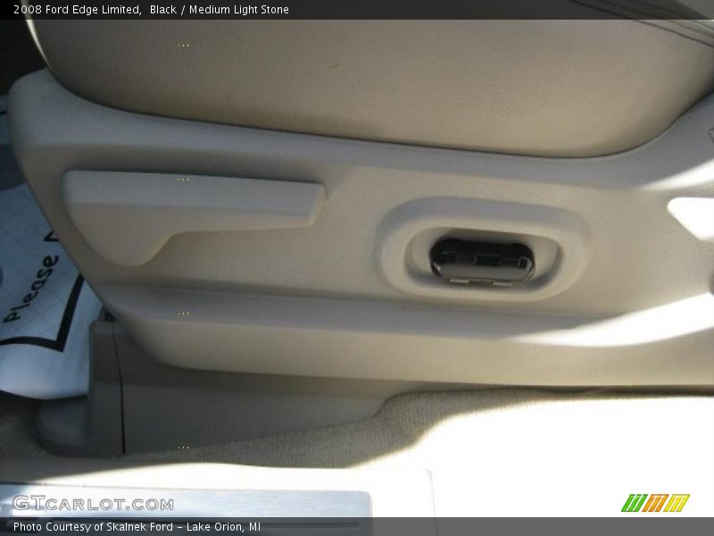 Black / Medium Light Stone 2008 Ford Edge Limited