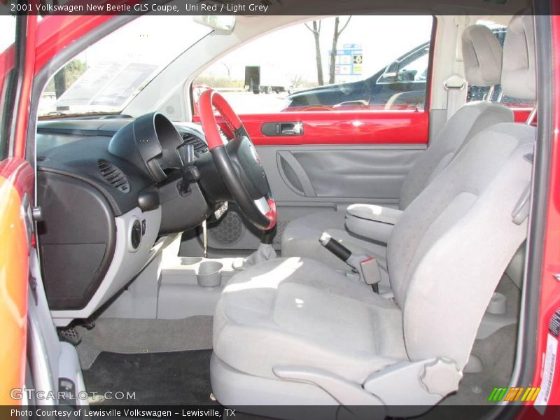 Uni Red / Light Grey 2001 Volkswagen New Beetle GLS Coupe