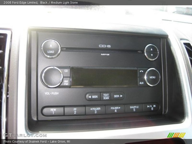Black / Medium Light Stone 2008 Ford Edge Limited