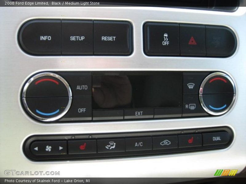 Black / Medium Light Stone 2008 Ford Edge Limited