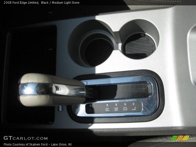 Black / Medium Light Stone 2008 Ford Edge Limited