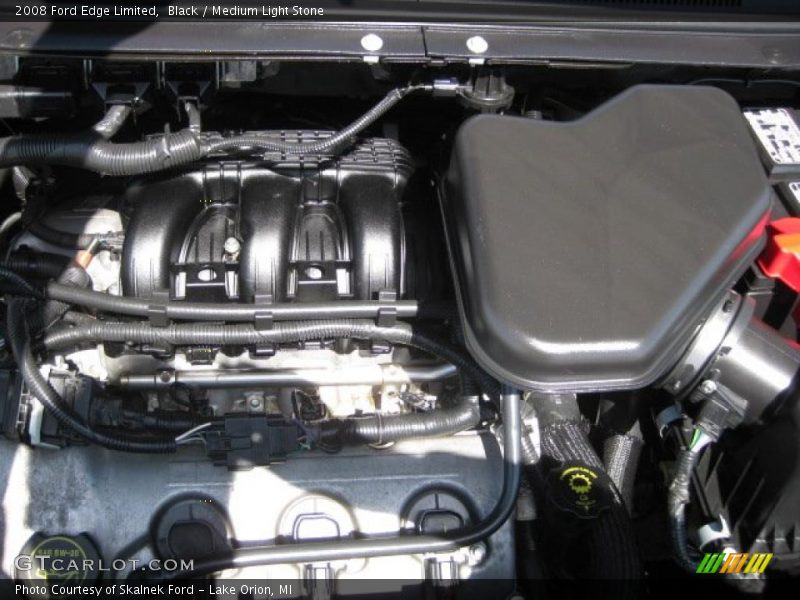 Black / Medium Light Stone 2008 Ford Edge Limited