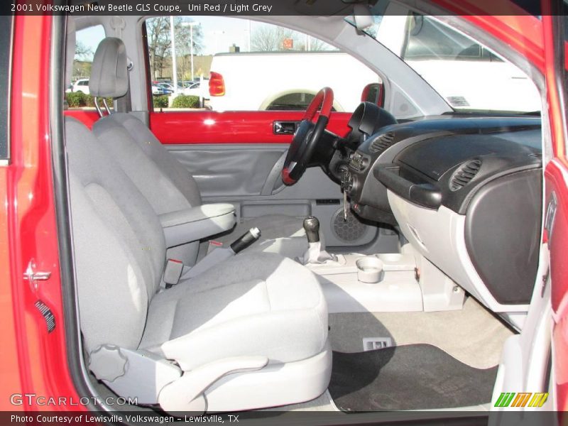 Uni Red / Light Grey 2001 Volkswagen New Beetle GLS Coupe