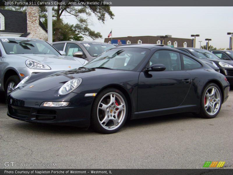 Atlas Grey Metallic / Black 2006 Porsche 911 Carrera S Coupe