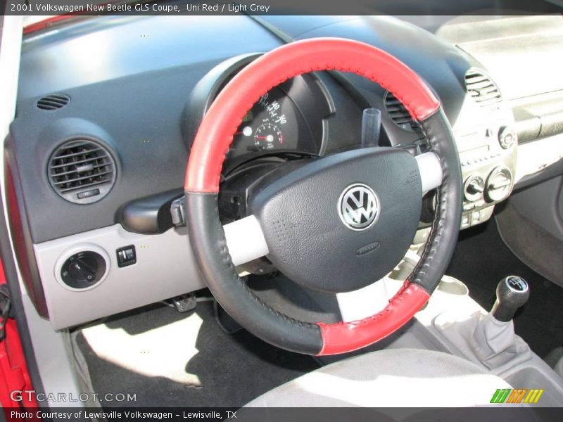 Uni Red / Light Grey 2001 Volkswagen New Beetle GLS Coupe