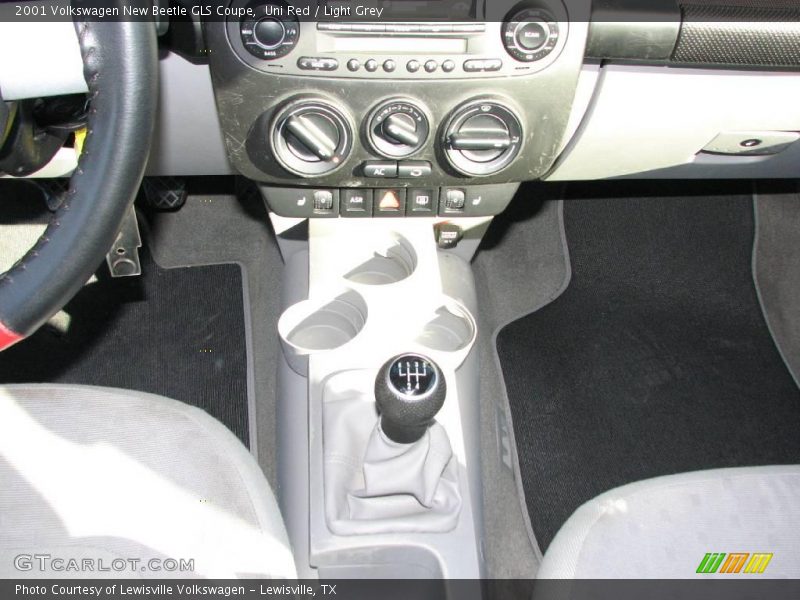 Uni Red / Light Grey 2001 Volkswagen New Beetle GLS Coupe