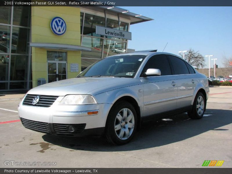 Reflex Silver Metallic / Grey 2003 Volkswagen Passat GLX Sedan