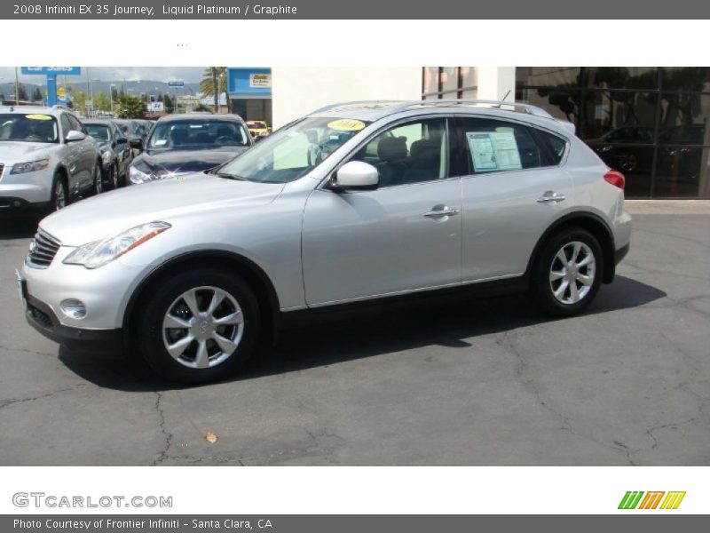 Liquid Platinum / Graphite 2008 Infiniti EX 35 Journey