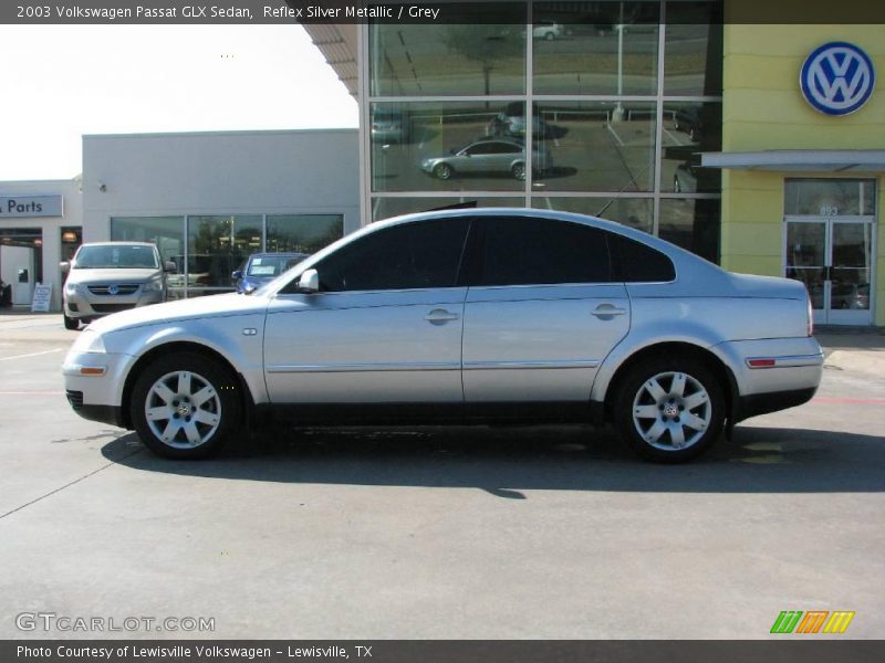 Reflex Silver Metallic / Grey 2003 Volkswagen Passat GLX Sedan