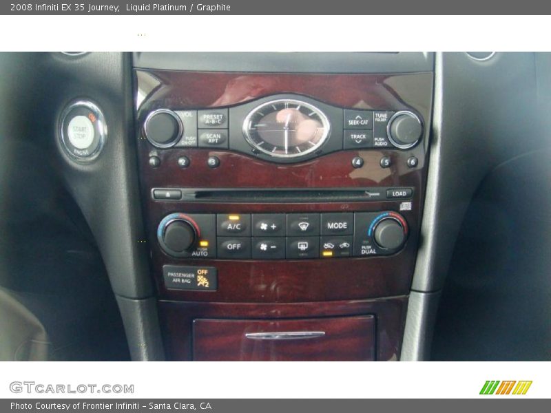 Liquid Platinum / Graphite 2008 Infiniti EX 35 Journey