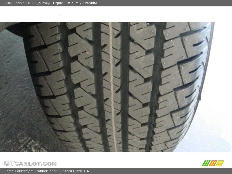 Liquid Platinum / Graphite 2008 Infiniti EX 35 Journey