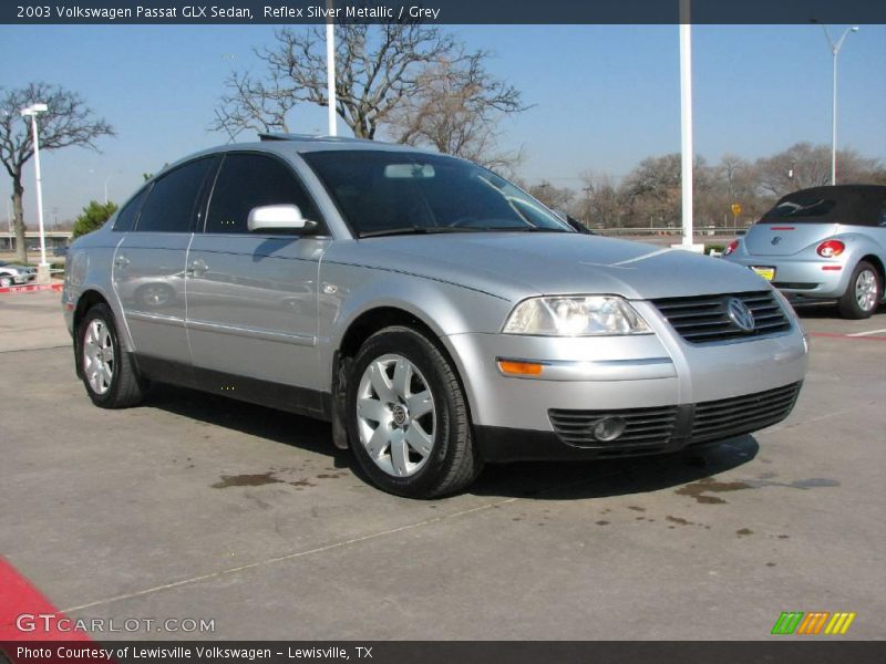 Reflex Silver Metallic / Grey 2003 Volkswagen Passat GLX Sedan