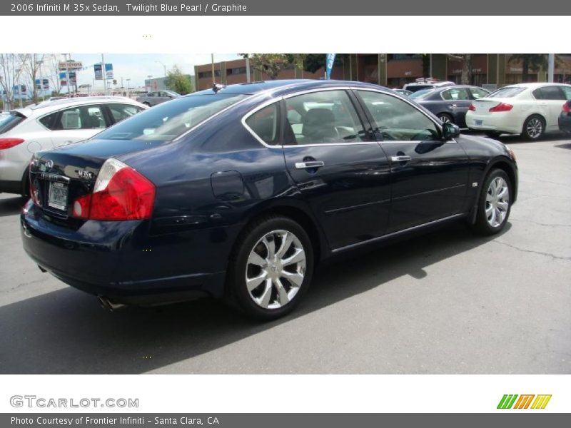 Twilight Blue Pearl / Graphite 2006 Infiniti M 35x Sedan