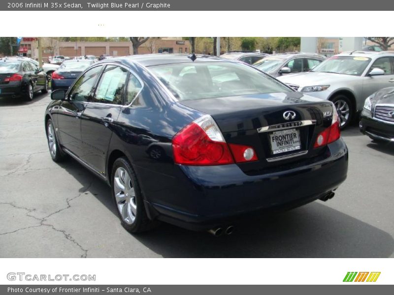 Twilight Blue Pearl / Graphite 2006 Infiniti M 35x Sedan