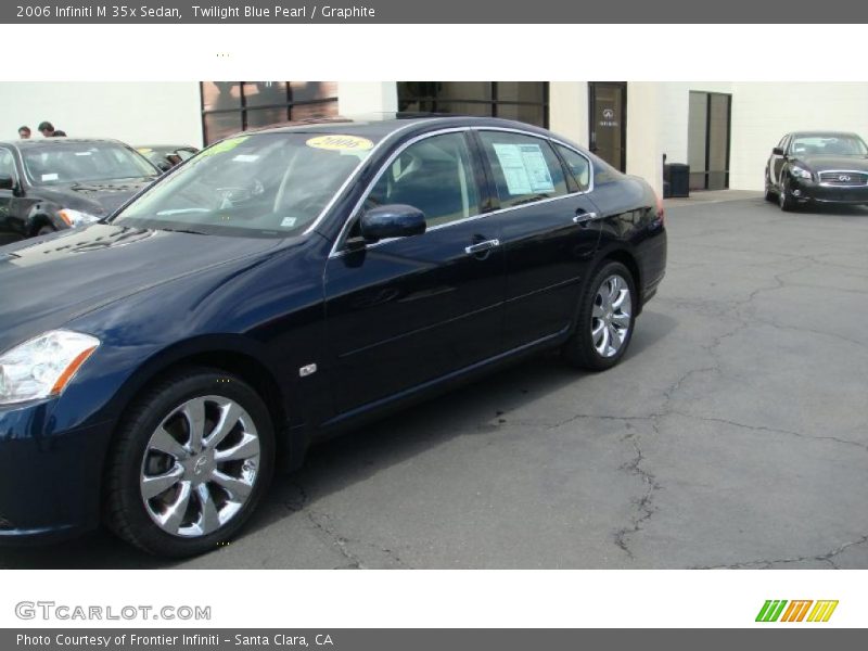 Twilight Blue Pearl / Graphite 2006 Infiniti M 35x Sedan