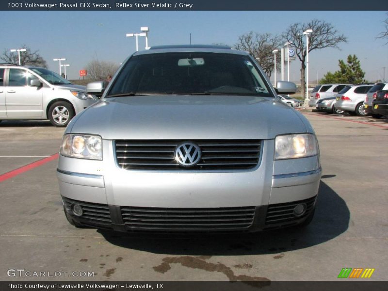 Reflex Silver Metallic / Grey 2003 Volkswagen Passat GLX Sedan