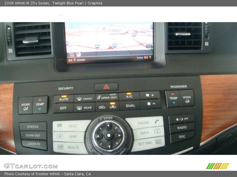 Twilight Blue Pearl / Graphite 2006 Infiniti M 35x Sedan