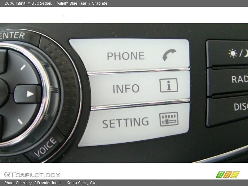 Twilight Blue Pearl / Graphite 2006 Infiniti M 35x Sedan