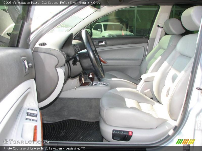 Reflex Silver Metallic / Grey 2003 Volkswagen Passat GLX Sedan