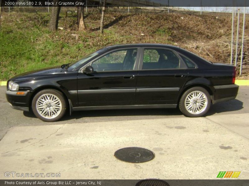 Black / Graphite Gray 2000 Volvo S80 2.9