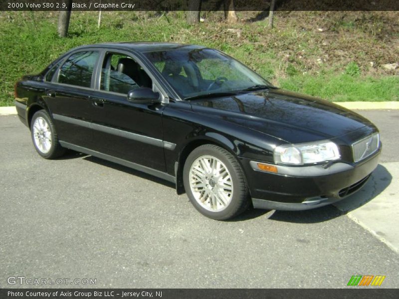 Black / Graphite Gray 2000 Volvo S80 2.9