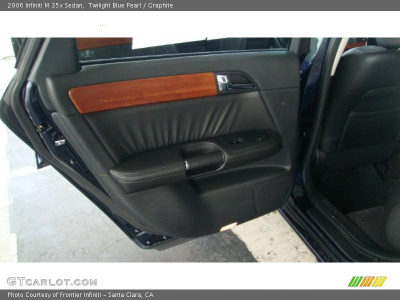 Twilight Blue Pearl / Graphite 2006 Infiniti M 35x Sedan
