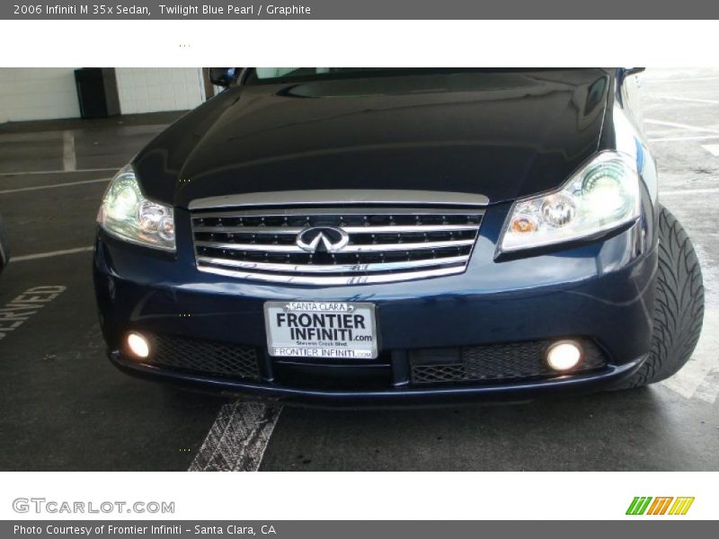 Twilight Blue Pearl / Graphite 2006 Infiniti M 35x Sedan