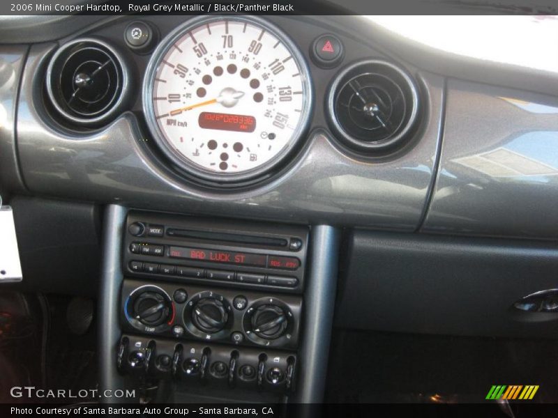 Royal Grey Metallic / Black/Panther Black 2006 Mini Cooper Hardtop