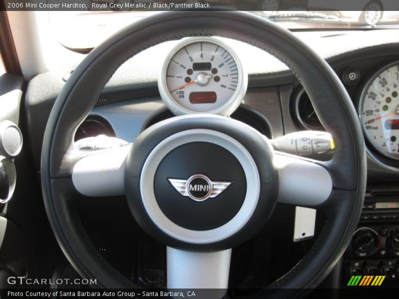Royal Grey Metallic / Black/Panther Black 2006 Mini Cooper Hardtop