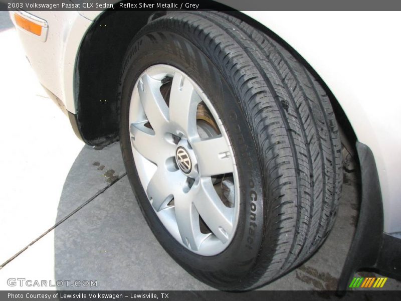 Reflex Silver Metallic / Grey 2003 Volkswagen Passat GLX Sedan
