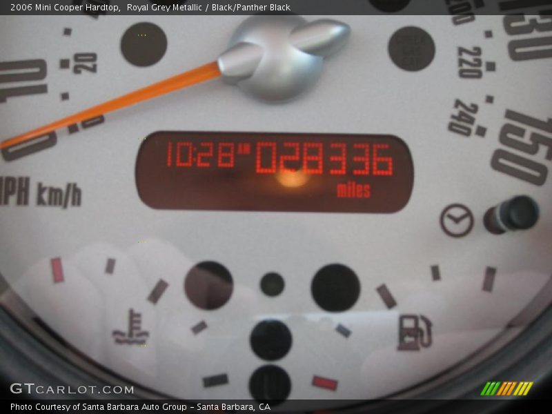 Royal Grey Metallic / Black/Panther Black 2006 Mini Cooper Hardtop