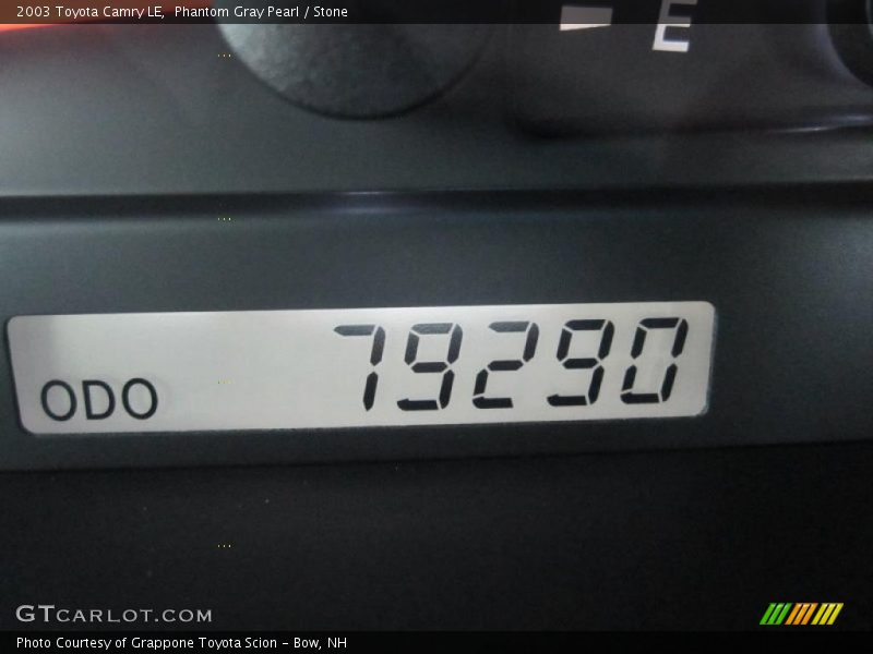 Phantom Gray Pearl / Stone 2003 Toyota Camry LE