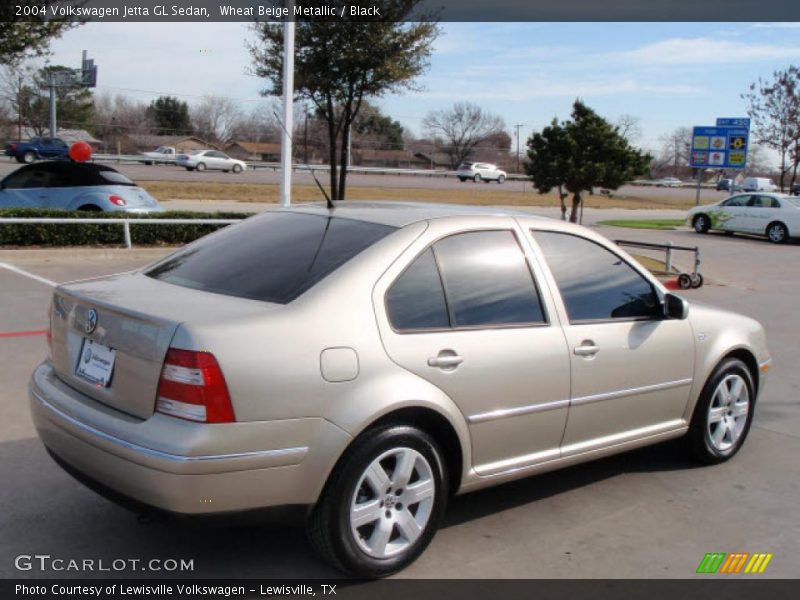Wheat Beige Metallic / Black 2004 Volkswagen Jetta GL Sedan