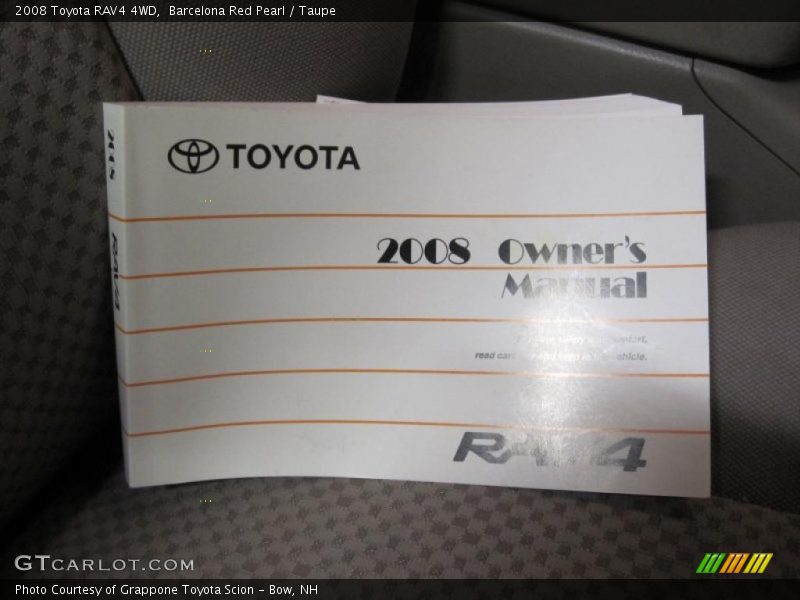 Barcelona Red Pearl / Taupe 2008 Toyota RAV4 4WD
