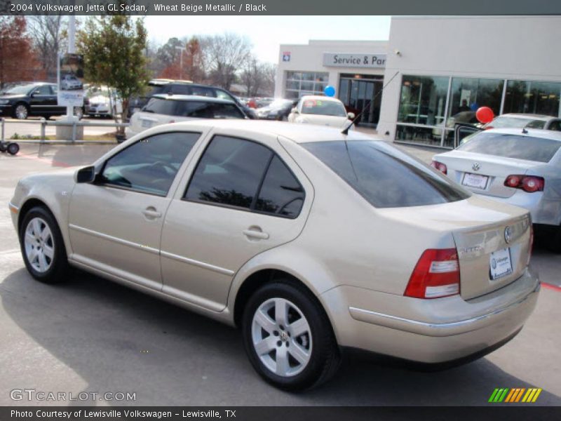 Wheat Beige Metallic / Black 2004 Volkswagen Jetta GL Sedan